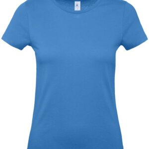 B&C E150 Women's Cotton T-shirt - Azure