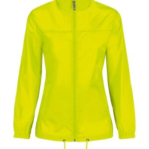 B&C Sirocco Kids Nylon Raincoat - Ultra Yellow